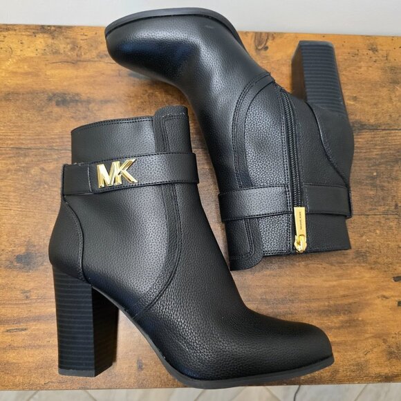 NEW Michael Kors Jilly Dress Heeled Bootie - Picture 9 of 12